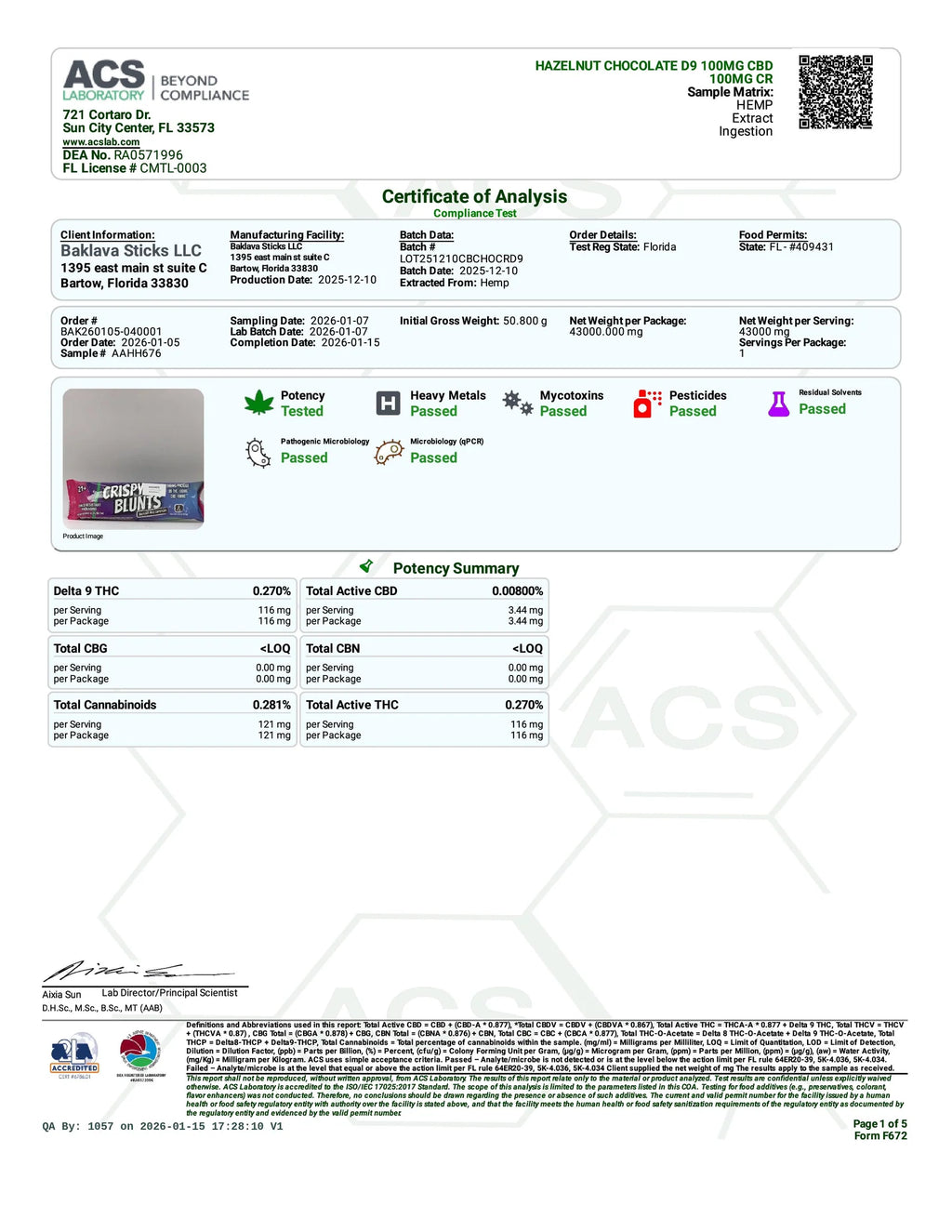 Crispy Blunt 2 Sticks